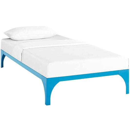 Furniture Ollie Bed Frame, Light Blue, Twin
