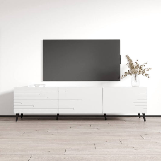 Furniture Nova 3k 73" Tv Stand - White