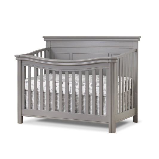 Finley Lux Flat Top Crib - Weathered Gray