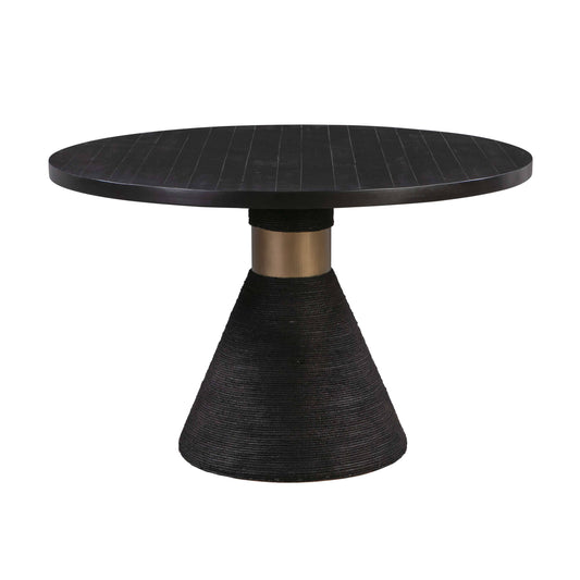 Furniture Rishi Black Rope Round Table