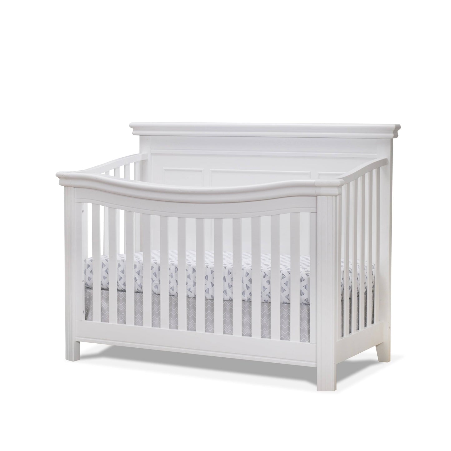 Finley Lux Flat Top Crib - White